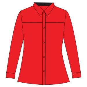 Corporate Shirt Female Long Sleeve (RKUCPS052)