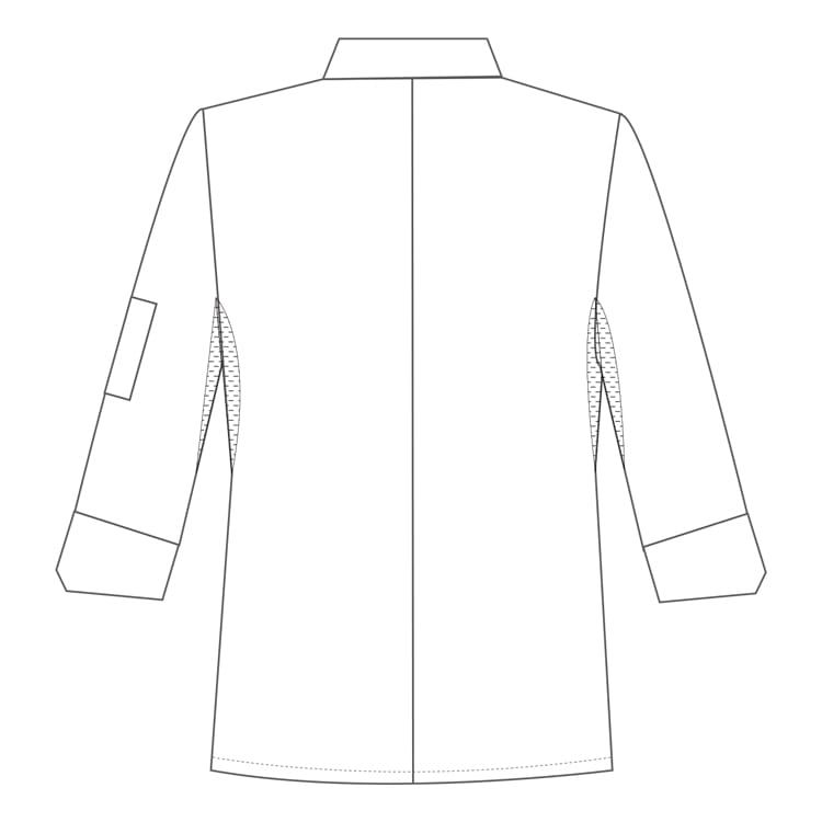 Plain Cook Jacket (RKURSU2) - Image 2